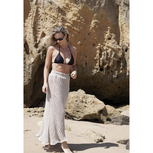 Linens Unlimited Sottana Skirt - Natural  Linens Unlimited Pisces Boutique