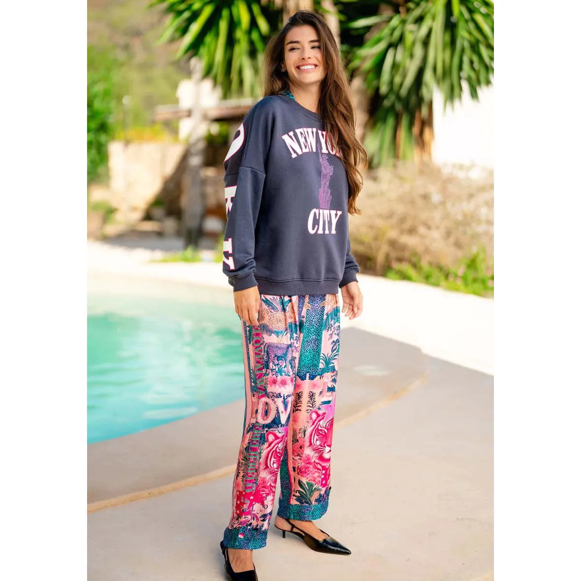 Miss Goodlife New York City Sweat - Anthracite