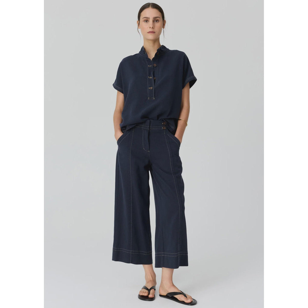 POL Anise Crop Pant - Ink  POL Pisces Boutique