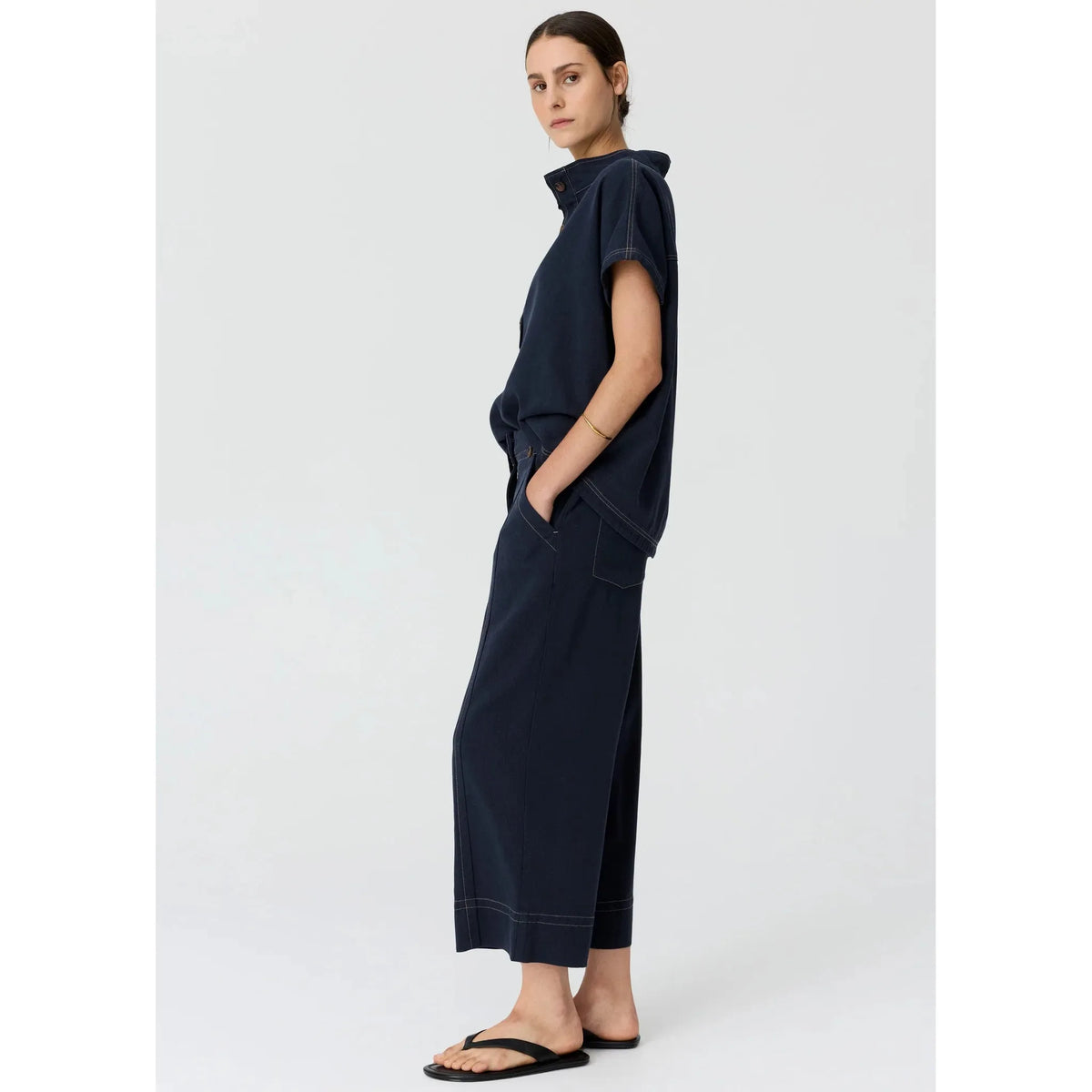 POL Anise Crop Pant - Ink  POL Pisces Boutique