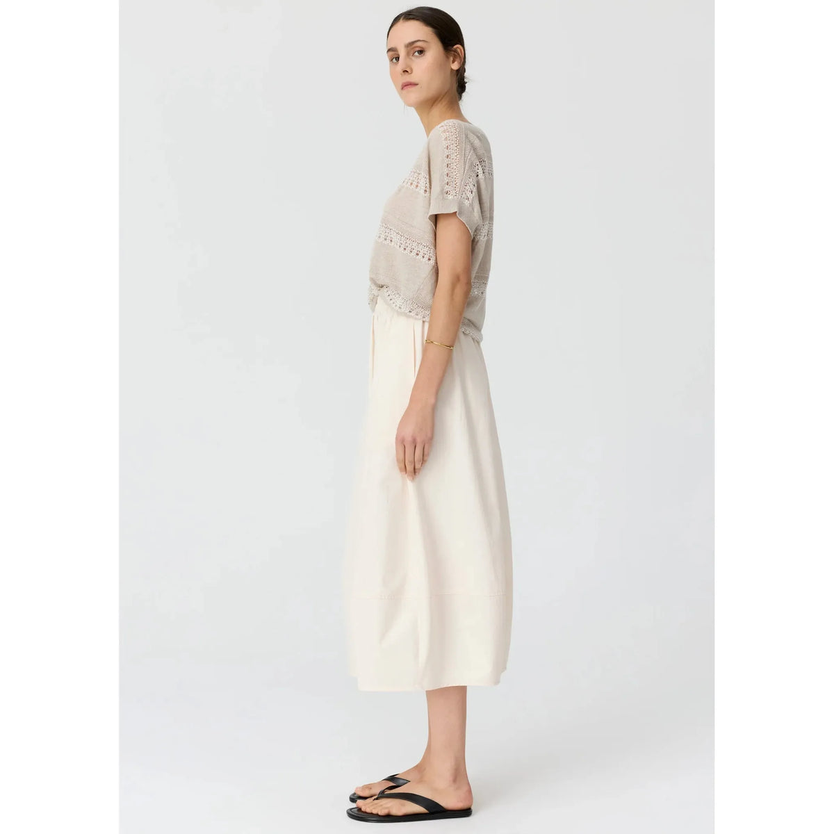 POL Alma Bubble Skirt - Pebble  POL Pisces Boutique