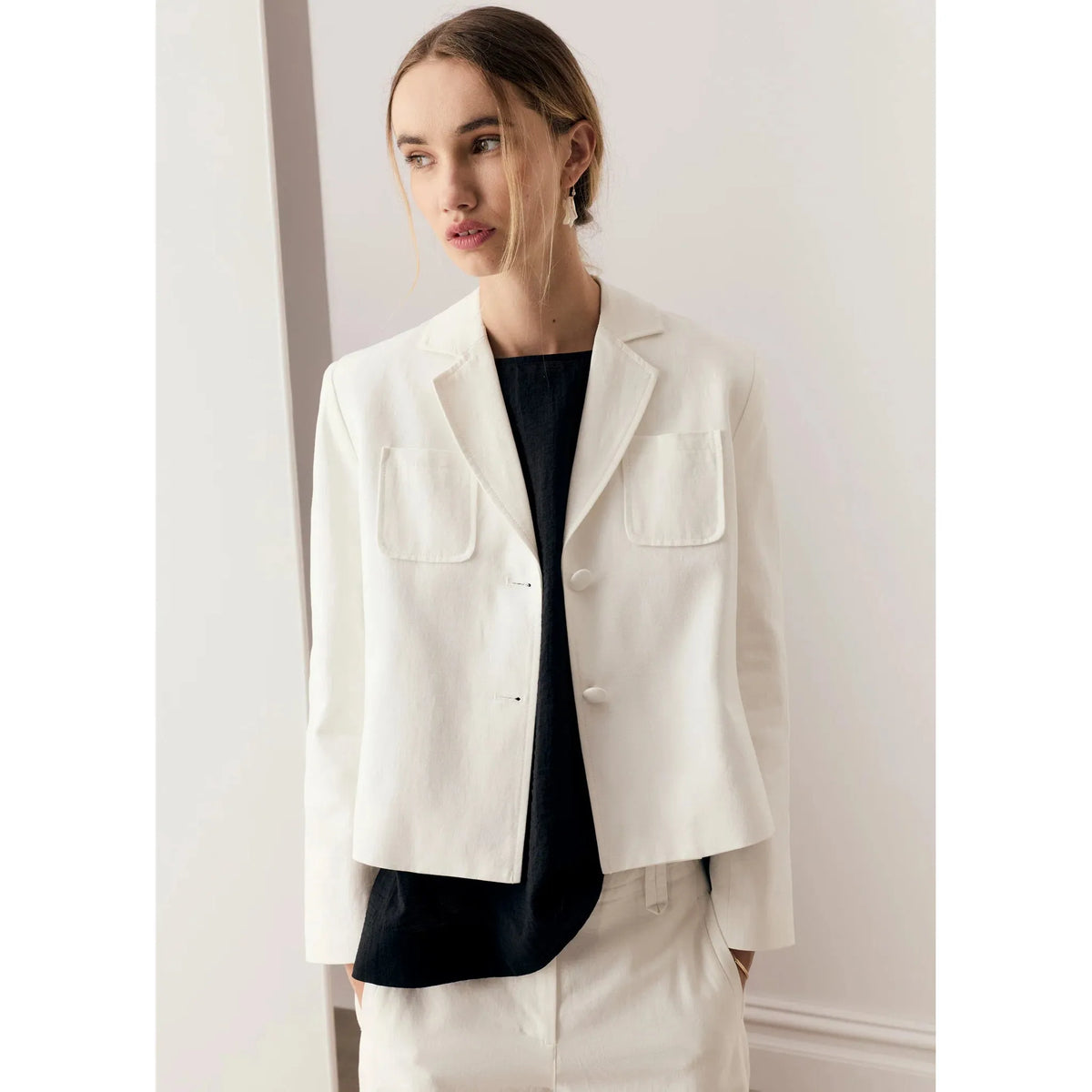 POL Lira Jacket - White  POL Pisces Boutique