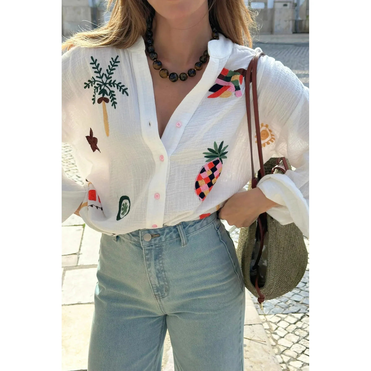 Lolly's Laundry Scottie Shirt - Creme  Lolly's Laundry Pisces Boutique