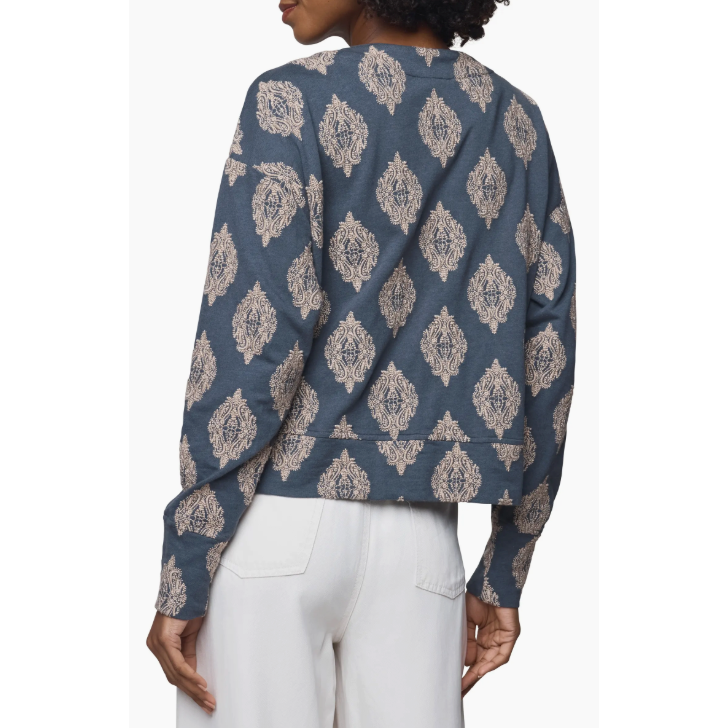Splendid Blaire Cardigan - Ice Navy / Camel  Splendid Pisces Boutique