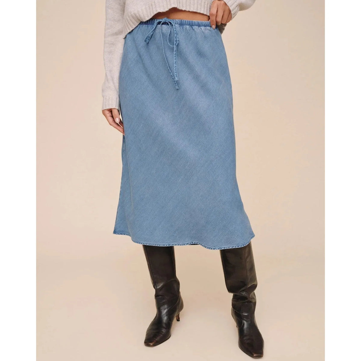 Bella Dahl Bias Skirt - Indigo Harbour Wash  Bella Dahl Pisces Boutique