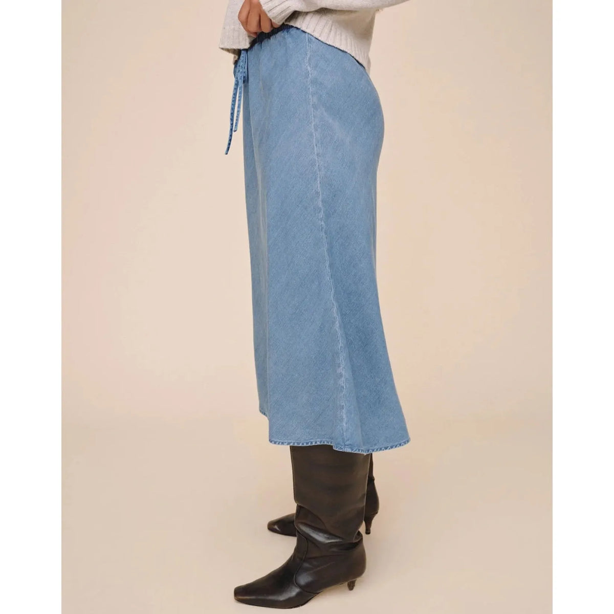 Bella Dahl Bias Skirt - Indigo Harbour Wash  Bella Dahl Pisces Boutique