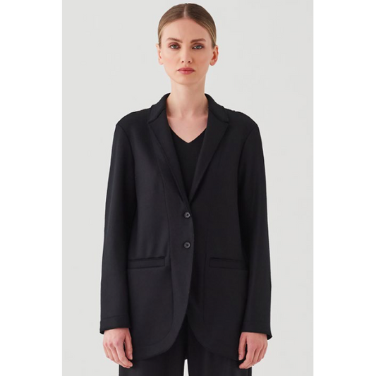 Transit Jacket Boyfriend Blazer - Black