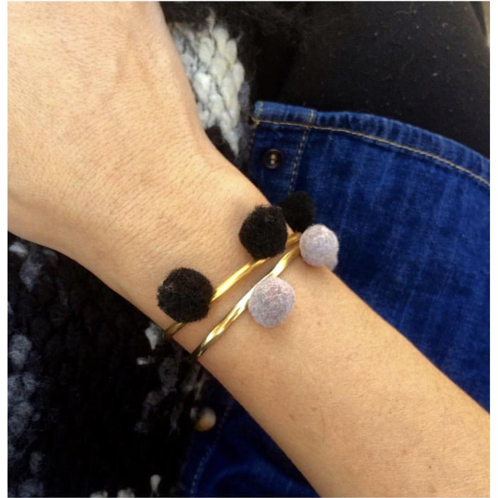 Hermina Wristwear Anna Cuff - Black