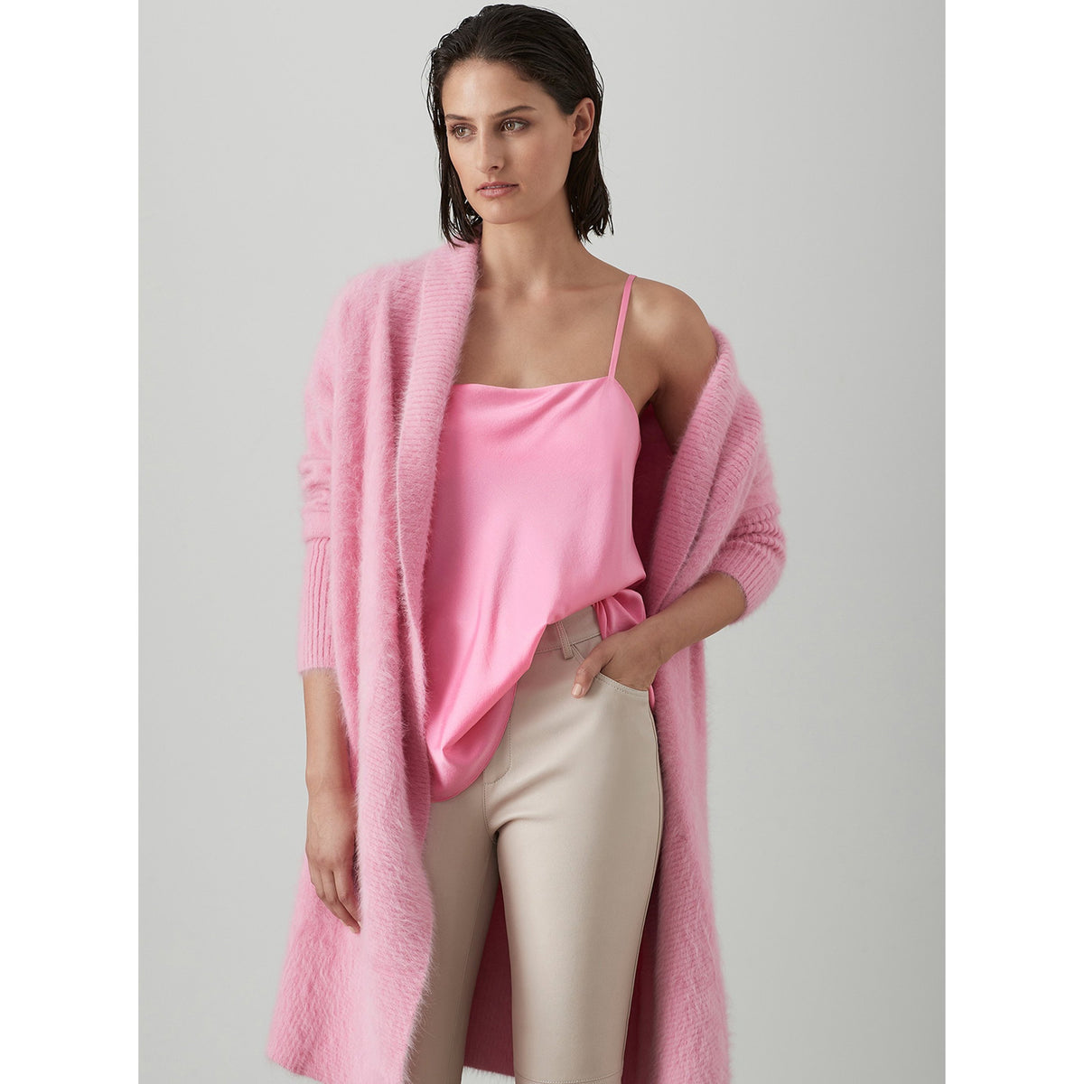 Luxe Deluxe Silk Cami - Peony