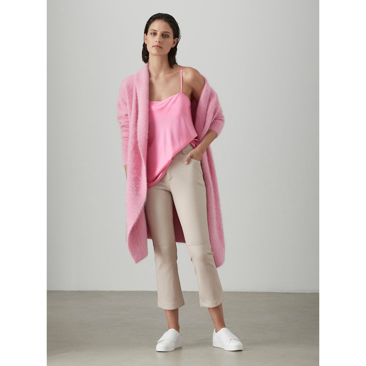 Luxe Deluxe Silk Cami - Peony