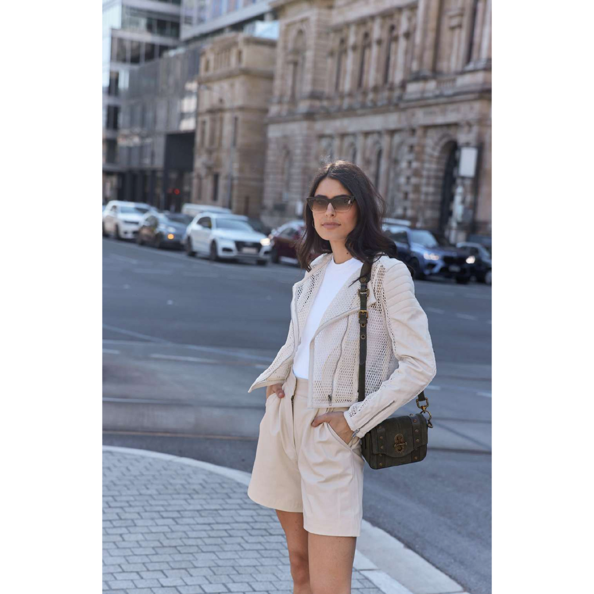 Dea Mesh Jacket - White