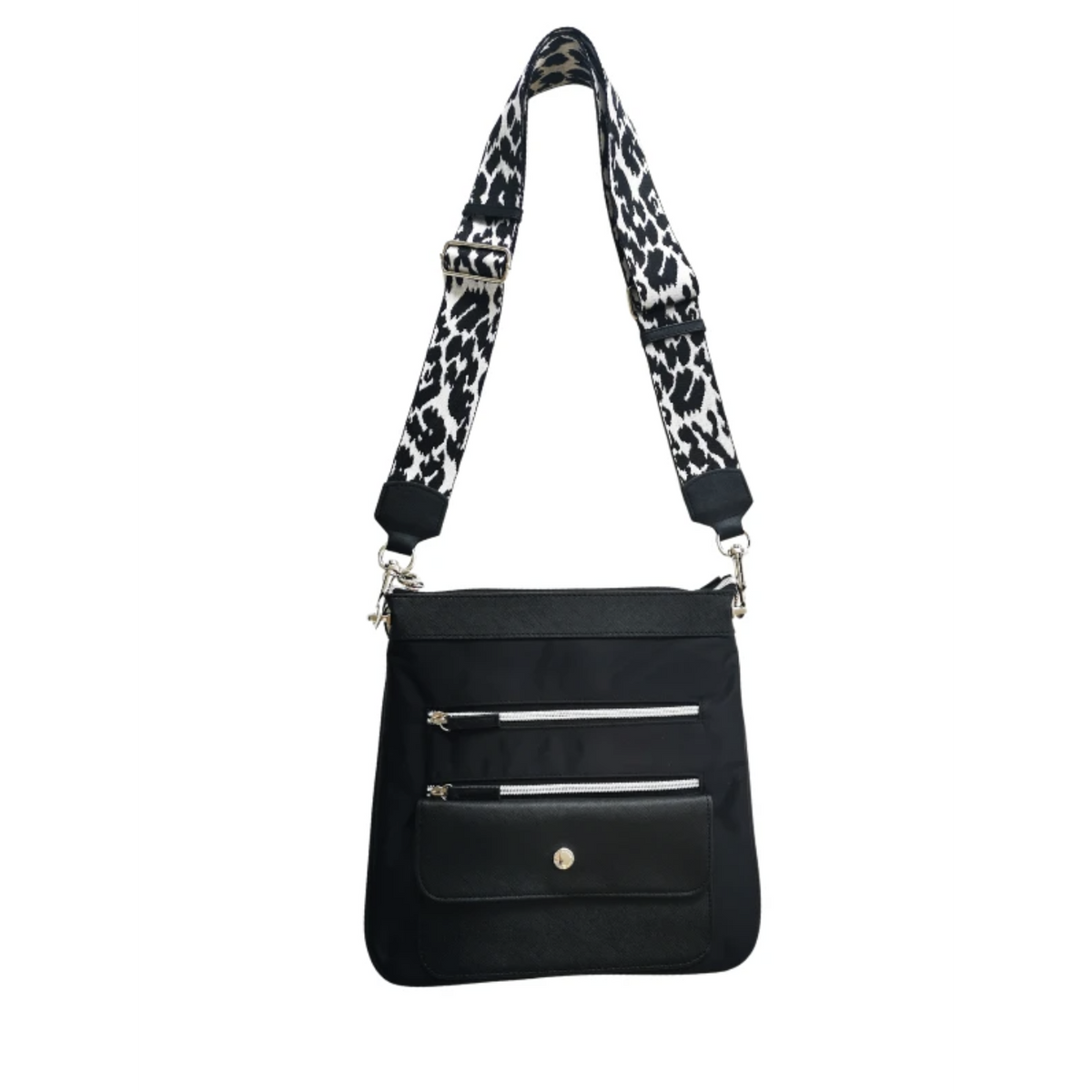 Paula Ryan Shoulder Bag Strap - Black/ Nickel