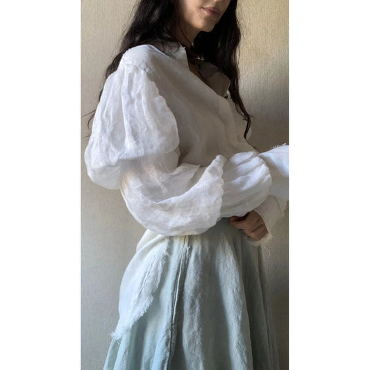 Boem Cirque Shirt - Linen - White